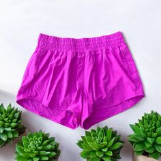 Brand New With Tags Crz Yoga Feathery Soft Mid Rise Lined Shorts In Hibiscus Purple. Measurements Provided In Pictures. Photos Taken Outside In Natural Sunlight And Are Not Filtered. Ships From Smoke Free, Dog Friendly Home. Wa 146 Summer Yoga Shorts With Elastic Waistband, Pink Yoga Shorts With Elastic Waistband, Pink Athleisure Shorts For Vacation, Purple Stretch Beach Shorts, Stretch Purple Shorts For Beach, Purple Stretch Shorts For Beach, Purple Stretch Shorts For The Beach, Summer Purple Athletic Shorts With Elastic Waistband, Purple Bottoms With Built-in Shorts For Vacation