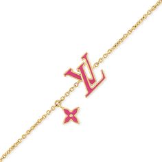 LOUIS VUITTON® - Lv Iconic Enamel Bracelet - Fuchsia Feminine Bracelet, Louis Vuitton Bracelet, Trunk Bag, Bright Eye, Spring Sandals, Wallet Pouch, Enamel Bracelet, Monogram Bag, Buckle Shoes