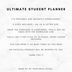 the ultimate printable student planner is here to help you plan your next trip and get organized