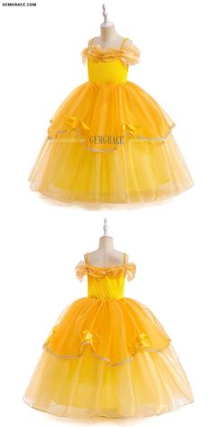 10% off now|Free shipping world-wide. Yellow Velvet And Organza Girl Cosplay Halloween Party Dress at GemGrace. Click to learn our pro custom-made service for wedding dress, formal dress. View #CheapFlowerGirlDresses for more ideas. Fitted Yellow Princess Dress For Fancy Dress, Princess Dress For Costume Party And Carnival, Princess Costume For Halloween Role Play, Yellow Princess Style Dress For Costume Party, Tulle Princess Dress For Costume Party, Halloween Princess Costume For Role Play, Fitted Yellow Princess Dress For Party, Princess Style Dress For Halloween Role Play, Halloween Princess Dress With Tulle