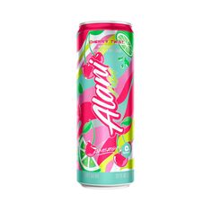 a can of soda on a white background