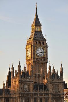 the big ben clock tower towering over the city of london