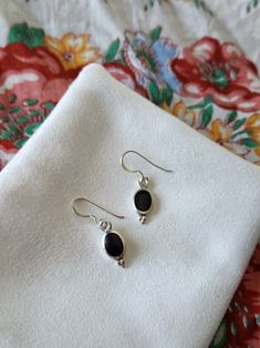 Black Onyx Dangle Earrings 925 Sterling Silver Simple Classic Everyday Petite Dangle Black Earrings Dark Academia - Etsy Black Dangle Earrings For Everyday, Black Drop Earrings For Everyday, Minimalist Black Earrings As Gift, Everyday Black Drop Earrings, Everyday Black Sterling Silver Jewelry, Black Hypoallergenic Sterling Silver Jewelry, Classic Black Drop Earrings, Minimalist Black Earrings For Gift, Classic Handmade Black Earrings