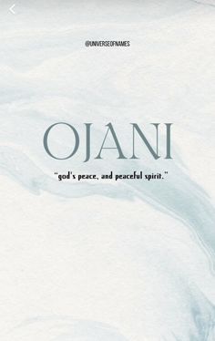 an image of the cover of quanni, god's peace and peaceful spirit