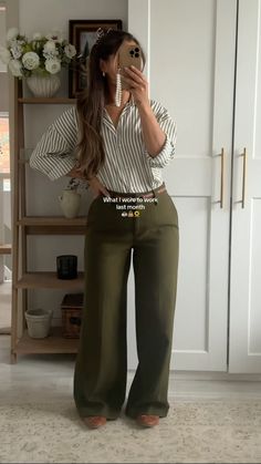 Relationship Banker Outfit, Front Desk Outfits Offices, Human Resources Outfits Women, Sales Outfits For Women Business, Accountant Attire, Real Estate Agent Aesthetic Outfits, Female Real Estate Agent Outfits, Green Slacks Outfit, Leasing Agent Outfit