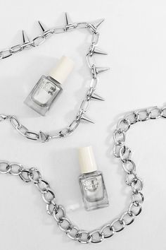 Sterling is a brushed silver metallic nail polish. Understated and minimalist, brushed silver is the antidote to flashy gold and blinding diamonds. This chromatic polish builds a 925-sterling silver effect that complements your earrings, necklaces, bracelets, and rings. Keep it among other treasures in your jewelry box. Reflective Nail Polish, Cirque Nail Polish, Silver Nail Polish, Metallic Nail, Metallic Nail Polish, Cirque Colors, Silver Nail, Nail Polish Brands, Metallic Nails