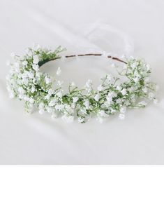 JJ's House Flower Crowns Garden Wedding Headdress Flower 9.84\"(Approx.25cm) PU PE Baby's Breath Artificial Flower Girl Wedding Flowers. #JJ's House #FlowerCrowns #GardenWedding #HeaddressFlower #PU #PE #Baby'sBreath #Artificial #FlowerGirl #WeddingFlowers Flower Girl Flowers, Flower Girl Flower, Artificial Wedding Flowers, Flower Girl Wedding, Wedding Headdress, Artificial Flowers Wedding, Girl Flower, Baby S Breath, Flower Crowns