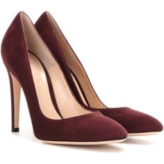 Gianvito Rossi Roma Pumps Burgundy. Worn A Couple Of Times. Pretty Comfortable To Me. Rounded Toes. True To Size 5.5. Size 35. No Box, But Let Me Know If You Would Like The Duster Bag That Comes With It. Gianvito Rossi Heels, Red Shoes Heels, Red Suede Shoes, Heels Red, Burgundy Shoes, Rossi Shoes, Suede Leather Shoes, Summer Heels, Red Pumps