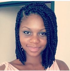 Cute protective style. Box braids