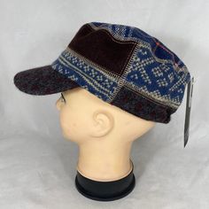 Headers Military Style Cadet Hat Nwt 50% Polyester, 40% Acrylic, 5% Wool, 5% Viscose Deep Crown: 3 1/2" Brim: 2 1/2" Multicolor Style: Hc187-Asst Unisex Size: S/Ml, The Inner Circumference Is Approximately 21 1/2" Size: L/Xl, The Inner Circumference Is Approximately 22 1/2" Condition Note: New With Tag Blue Hats For Outdoor Fall Activities, Multicolor Flat Cap For Fall, Blue Flat Cap For Fall, Blue Flat Cap One Size Fits Most, Multicolor Flat Cap For Outdoor, Fitted Blue Outdoor Hat, Blue Outdoor Hat, Fitted Blue Flat Cap, Blue Flat Cap - One Size Fits Most