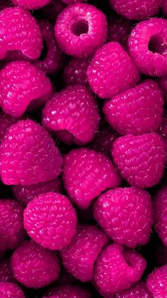 raspberries are bright pink in color