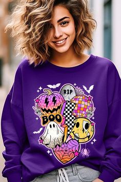 Retro Halloween Graphic Fleece Sweatshirts.Unisex Crew Neck Long Sleeve Sweaters Knits.Crafted from premium materials, tailored to your lifestyle, ensuring a comfortable fit for any occasion.Family Group Uniforms Birthday Party Gift Concert Festival Events.High Quality Direct To Film Printed Graphic Design.50%COTTON,50%POLYESTERNICARAGUAMade In: Nicaragua Long Sleeve Sweaters, Green Ash, Halloween Graphic, Concert Festival, Film Prints, Birthday Party Gift, Graphic Design Print, Retro Halloween, Summer Breeze