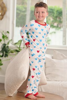 Celebrate Valentine’s Day in style with these adorable personalized Valentine’s pajamas for boys! 💙 Featuring fun heart-themed designs and customizable with his name, these PJs are perfect for cozy nights, festive mornings, or sweet holiday photoshoots. 💤 Made with soft, breathable fabric, they’re as comfy as they are cute. A thoughtful and unique gift for your little guy this Valentine’s season! ❤️ #PersonalizedValentinesPajamas #BoysValentinesPajamas #CustomKidsPajamas #HeartPajamasForBoys #ValentinesDayGift #HolidayPajamasForKids #KidsValentinesOutfits Pajamas For Boys, Boys Valentines, Blue Hearts, Heart Themed, Holiday Pajamas, Valentines For Boys, Valentines Outfits, Bedtime Routine