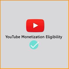 an orange square with the words youtube monetization equitify on it