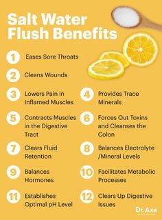 Saltwater Flush, Colon Flush, Salt Water Flush, Lung Detox, Himalayan Sea Salt, Healthy Detox, Ab Workouts, Colon Cleanse, Lemon Pepper