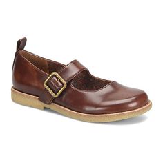 These Boc women's Lara Mary Jane shoes are crafted with a faux leather upper and a comfortable rubber sole and feature a plain closed toe and classic buckle strap design. Pair them with dresses, skirts, or jeans for a touch of retro charm. Features: ComfortClosure Type: BuckleShoe Heel Height: 3/4 InchUpper/Outer Base Material: 100% PolyurethaneShoe Lining Material: FabricSole Material Content: 100% Thermoplastic-RubberToe Type: Plain Toe, Closed ToeShoe Strap Type: Mary JaneCare: Wipe CleanHeel Shoes Mary Jane, Shoes Beige, Mary Jane Shoes Womens, Jane Shoes, Strap Design, Mary Jane Shoes, Vintage Looks, Comfortable Shoes, Mary Janes