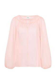 Cyma Blouse | Rosewater | Aje – Aje ROW V Shape Cut, Jumper Denim, Jumper Pants, Frill Blouse, Pleated Blouse, Knit Jumpsuit, Denim Button Down, Denim Accessories, Beautiful Blouses