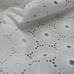 Broderie Anglaise cotton eyelet lace Fabric 53134cmBy | Etsy White Cotton Summer Fabric, White Cotton Fabric For Summer, Eyelet Lace Fabric, Surface Pattern Design Inspiration, White Lace Fabric, Pattern Design Inspiration, Eyelet Fabric, Fabric Accessories, Lace Border