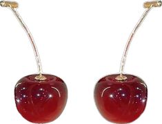 Elegant Cherry Colored Jewelry For Party, Elegant Cherry Drop Earrings, Trendy Cherry-colored Earrings, Cherry Color Dangle Earrings For Party, Cherry Dangle Earrings For Party, Trendy Cherry Dangle Earrings, Perfect Pair, Your Style, Cherry