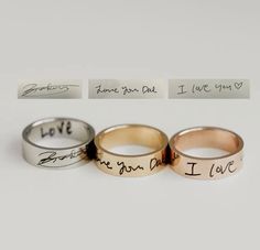 Capture the essence of your most cherished memories with our exquisite engraved ring. Personalized with your choice of text or special date, this ring serves as a timeless keepsake, celebrating the moments that matter most. Whether it's a beloved quote, a meaningful phrase, or a significant date, our skilled artisans will meticulously engrave it onto the surface of the ring, ensuring a lasting tribute to your memories. Made with high-quality materials and expert craftsmanship, this ring is not o Beloved Quotes, Memory Ring, Engraved Ring, Cherished Memories, Engraved Rings, Custom Engraving, Meaningful Gifts, Rings Statement, Statement Rings