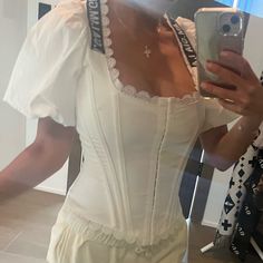 Sexy And Dressy Can Wear Pretty Much Anywhere, Fits Like A Glove. Size Xs, Brand New With Tags I Am Gia, Pretty Much, White Top, White Tops, Color White, Top Blouse, Blouses, Womens Tops, Brand New