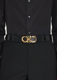 "Find SALVATORE FERRAGAMO Reversible Double-gancini Leather Belt on Editorialist. Reversible leather belt by Ferragamo features a golden Double-Gancini buckle Versatile styling Cut to size Width of belt: approx. 1.2\"W Professional cleaning recommended Made in Italy" Purple Belt, Ferragamo Men, Cocoa Brown, Reversible Belt, Ferragamo Belt, Professional Cleaning, Black Belt, Mens Belts, Dark Black