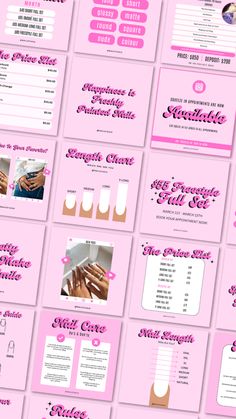 Nail Tech Instagram Posts Templates #nailtech Beauty Template Design, Nail Tech Instagram Story Ideas, Nail Tech Portfolio, Nail Tech Bio Ideas Insta, Press On Nail Price List, Nail Tech Booking Site, Nail Tech Templates, Nail Social Media Posts, Nail Tech Content Ideas