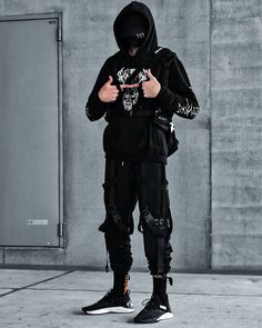 Tech Ware Outfits, Techwear Aesthetic, Techno Outfit, High School Fashion, Functional Clothing