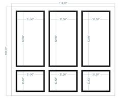 the size and width of an open window with four panes on each one side