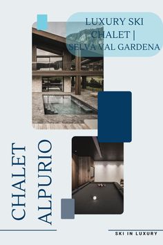 a brochure for a luxury ski chalet / selva valdarena