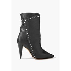 Iro Chlone Leather Ankle Boots Us5.5 Fr36 Uk3.5 Studded Made In Portugal - New In Box $795 Retail Type: Bootie Brand: Iro Model: Chlone Style: Bootie Colour: Black Accents: Studded / Stacked Heel Closure: Pull On Toe Shape: Pointed Toe Department: Women Heel Style: Cone Eu Shoe Size: 36 Uk Shoe Size: 3.5 Us Shoe Size: 5.5 Upper Material: Leather Lining Material: Leather Outsole Material: Leather Shoe Shaft Style: Ankle Country/Region Of Manufacture: Portugal There Are Light Scratches On The Sole Chic Moto Boots With Reinforced Heel And Pointed Toe, Chic Leather High Heel Moto Boots, Chic Leather Moto Boots With High Heel, Chic Leather Moto Boots For Party, Studded Leather Moto Boots With Pointed Toe, Chic Leather Moto Boots With Reinforced Heel, Leather Moto Boots With Pointed Toe For Night Out, Elegant Leather Moto Boots With Pointed Toe, Chic Studded Leather Heeled Boots