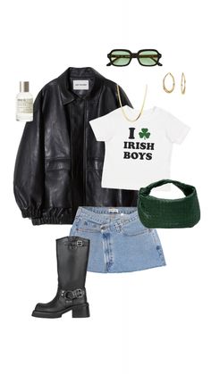 st pattys day outfit inspo🍀 Niall Horan Inspired Outfits, St Pattys Outfit, Pattys Day Outfit, Niall Horan Outfits, Niall Horan Concert, Consert Outfits, St Pattys Day Outfit, Concert Fashion, Europe Outfits