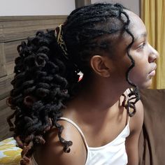 Curled Dreadlocks, Curls On Thick Locs, Traditional Locs With Curly Ends, Spiral Curls On Locs, Loc Curls, Dreadlock Hairstyles For Women, Curled Locs, Curled Dreadlocks Black Women, Loc Curls Styles