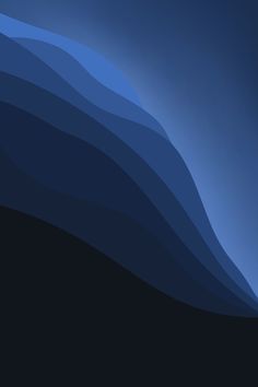 an abstract blue background with wavy shapes and lines on the bottom right corner, as well as in the middle left corner