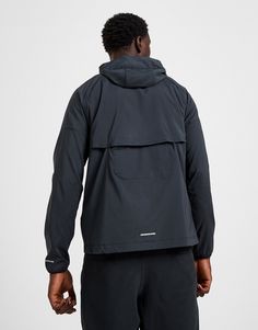 From track sessions to hill climbs, cut through at pace with this men's Packable Windrunner Jacket from Nike. In a Black colourway, this full zip coat draws inspo from the '78 windrunner with a chevron design line on the chest. It's made from ultra-lightweight, water-repellent 2-way stretch fabric that's packed with UVA and UVB protection. Mesh panels under the arms and a back vent help keep you cool, while the jacket also features bungee cords on the hood, zip-fasten pockets and reflective strips. Finished off with the classic Swoosh logo. Machine washable. | Our model is 6'1" with a 36" chest and wears a size medium. Windrunner Jacket, Bungee Cords, Zip Coat, Design Line, Packable Jacket, Hill Climb, Chevron Design, Swoosh Logo, Black Nike