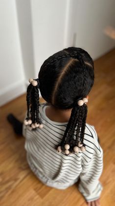 Mixed Kid Hair Styles, Khloe Hair, Child Hairstyles, Biracial Hair Care, Mixed Kids Hairstyles, Eva Hair, Black Kids Braids Hairstyles, Kid Hair Styles