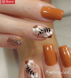 Fall Acrylic, Pedi Ideas, Nails Trend, Autumn Nail, Fall Nail Trends, Fall Nail Art Designs, Moon Nails