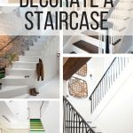 there are pictures of stairs and steps in this house with the words, decoratea staircase