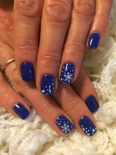 Winter Nail Art Designs, Snow Nails, Unghie Nail Art, Fingernail Designs, Winter Nails Acrylic, Cute Gel Nails