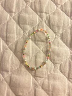 Cutest pastel beaded bracelet. Very stretchy and reliable. Beaded Jewelry, Jewelry Bracelets, Bracelet, Beauty Book, Pastel, Birthday Gifts, Beaded Bracelets, Accessory Gift, Electronic Accessories