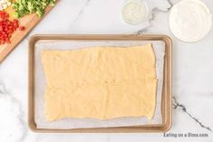 the dough is ready to be baked in the oven and placed on a baking sheet