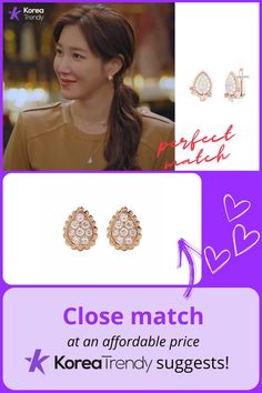 kdrama outfits female penthouse fashion-Earring information (Ep#1-4)