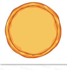 an orange circle on a white background