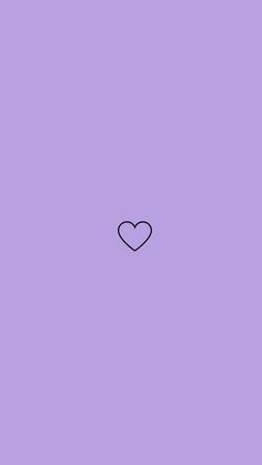 a black and white heart on a purple background