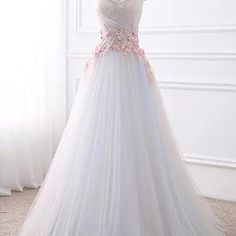 Nontraditional Wedding Dresses, Wedding Dresses Low Back, Low Back Wedding Dresses, Floral Wedding Dresses, Simple Lace Wedding Dress, Nontraditional Wedding Dress, Wedding Dresses A Line, Prom Dress Evening, Floral Wedding Dress