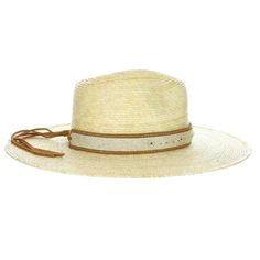 Stylish natural palm straw safari hat. Aztec striped fabric band with braided leatherette overlay and concho detail. Tightly braided Mexican palm leaves hats provide excellent sun protection. C-crown with pinched front. Flat, bolero-like brim, 4" wide. Wide elasticized moisture wicking sweatband provides wind resistant comfort fit. One size, fits up to 57 cm. UPF 50+ sun protection hat. 100% palm fiber Adjustable Short Brim Panama Hat In Palm Leaf, Adjustable Short Brim Panama Hat, Adjustable Wide Brim Panama Hat In Palm Leaf, Adjustable Straw Boater Hat For Rodeo, Adjustable Flat Brim Palm Leaf Hat, Adjustable Palm Leaf Hats With Flat Brim, Adjustable Panama Hat With Short Brim, Adjustable Palm Leaf Hat With Flat Brim, Adjustable Straw Boater Hat For Country Events