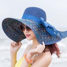 New Straw Hat Ribbon Bowknot with Wide Brim  Suitable for the season: spring, autumn, summer Style: Casual Product size: 56-58cm Product color: 9colors Pattern Type: Solid Material: Straw Item Type: Sun Hats Feature: Sun protection Department Name: Adult Applicable Season: Spring and Summer Applicable Scene: Outdoor Womens Beach Hat, Floppy Straw Hat, Floppy Sun Hats, Summer Hats For Women, Wide Brim Sun Hat, Summer Sun Hat, Sun Hats For Women, Casual Hat, Beach Hat