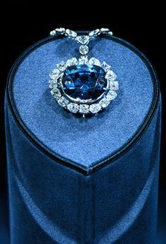 Hope Diamond ($250 million). Among the most romanticized jewels in the world, the Hope Diamond is housed at the Smithsonian's National Museum of Natural History and considered the second-most visited piece of art in the world (behind the "Mona Lisa"). Discovered in India in 1812, the 45.52-carat blue-gray stone has had many owners over the years. The diamond is also said to be cursed—including the alleged suicides of several of its owners. National Museum Of Natural History, The Mona Lisa, Museum Of Natural History