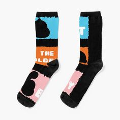 Super soft all-over printed knit socks with extra cushioning in the sole. Suitable for men and women. the cat, the goldfish, the bunny. Bunny Socks, World Of Gumball, The Amazing World Of Gumball, The Bunny, Goldfish, Knit Socks, Socks For Sale, Knitting Socks, Multi Color