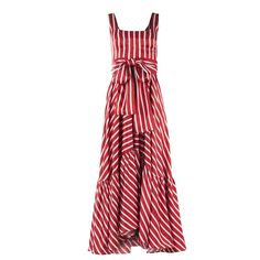 Summer Printed Red Stripe Maxi Dress Material Polyester Color Red Stripe Maxi Dress Weight: 0.23kg Size S,M,L,XL Dresses Bow, Bohemia Dress, Long Summer Dress, Long Maxi Dresses, Red Summer Dresses, Stitching Dresses, Summer Beach Dress, Designer Cocktail Dress, Maxi Dress Sale